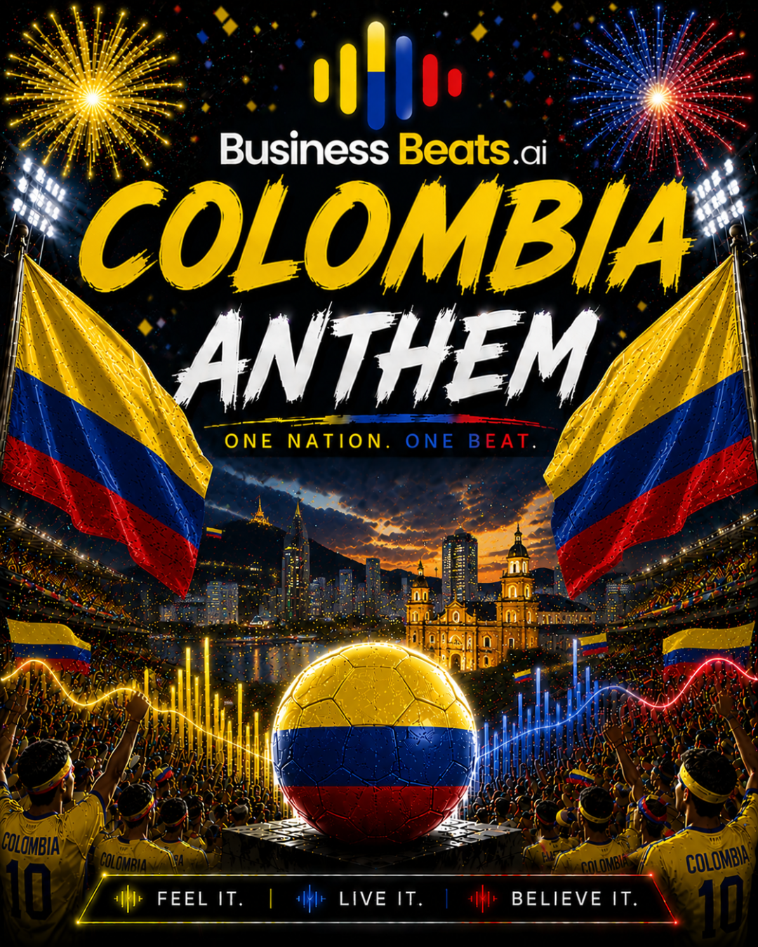 World Cup Song Colombia : La tricolor se lleva en la piel